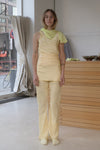 BASERANGE 24 Autumn and Winter One-shoulder Dress Portugal BAS-DROSD-VI-AU24-SFYH DROSD-VI Sofia Yellow